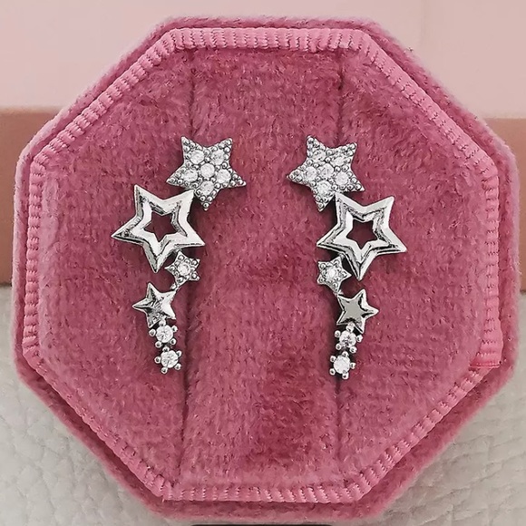 ⚜️[𝟯𝟬%𝗢𝗙𝗙|𝗯𝘂𝗻𝗱𝗹𝗲𝘀 𝟯+]⚜️CZ Constellation Climber Earrings NEW - Picture 4 of 10